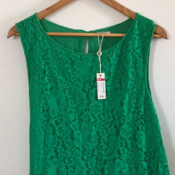 Max Studio Dresses & Skirts - Green lace dress- NWT